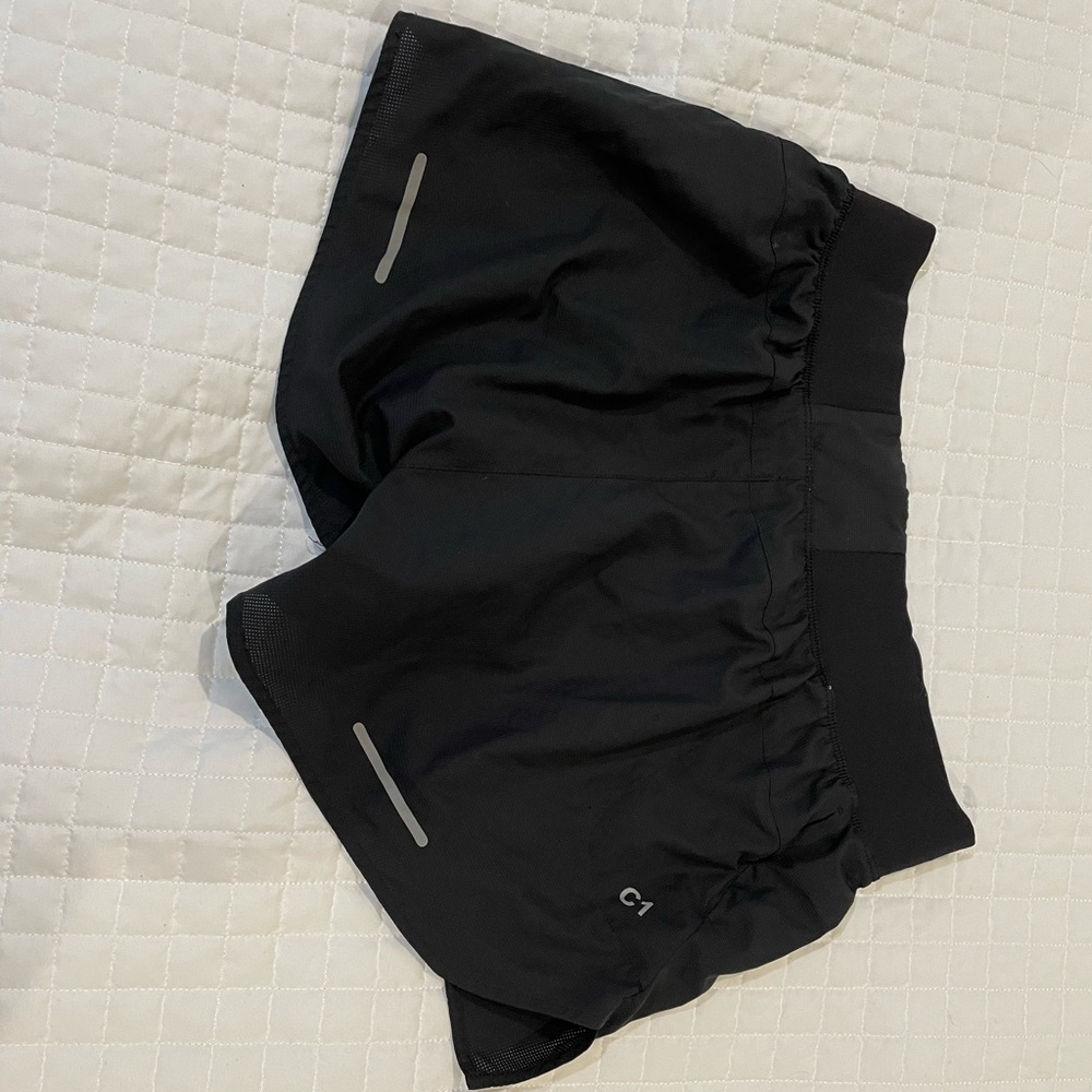ASICS silver split shorts - Picture 3 of 3